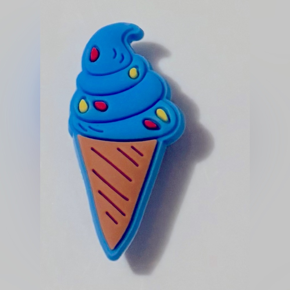 (10 for $16) Blue Ice Cream 🍦Croc Charm Jibbitz Clog Charm Shoe Charm